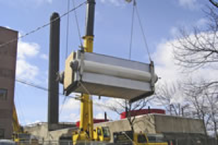 Delivery of materials for CHP Plant Project Construction of CHP Plant