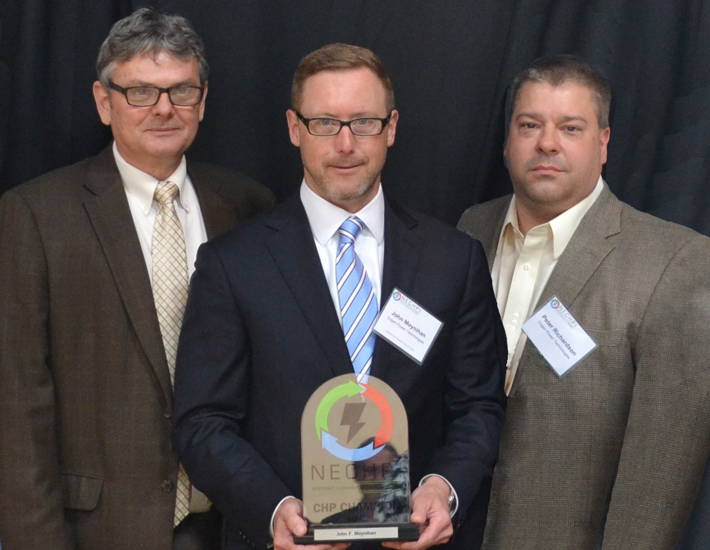 Cogen Leadership Group receiving NECHPI Award Awards Recognition